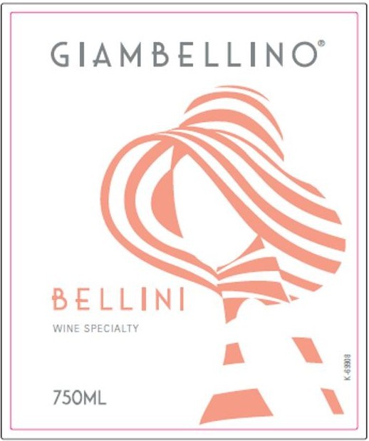 TABC label artwork for Giambellino Bellini Peach