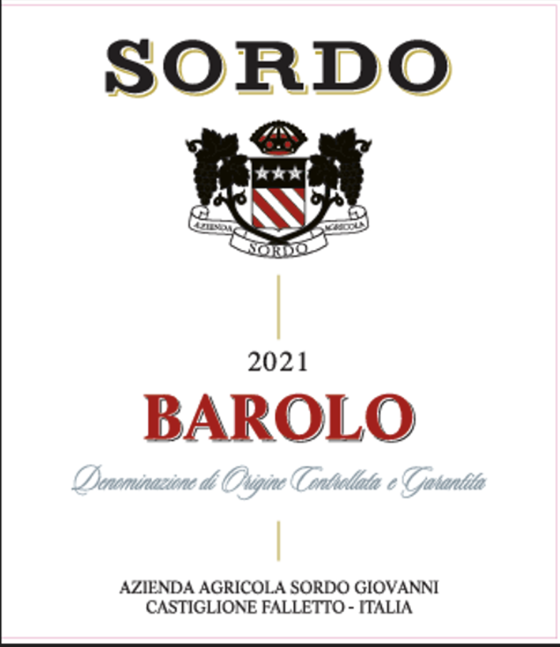 TABC label artwork for AZIENDA AGRICOLA SORDO GIOVANNI BAROLO DOCG