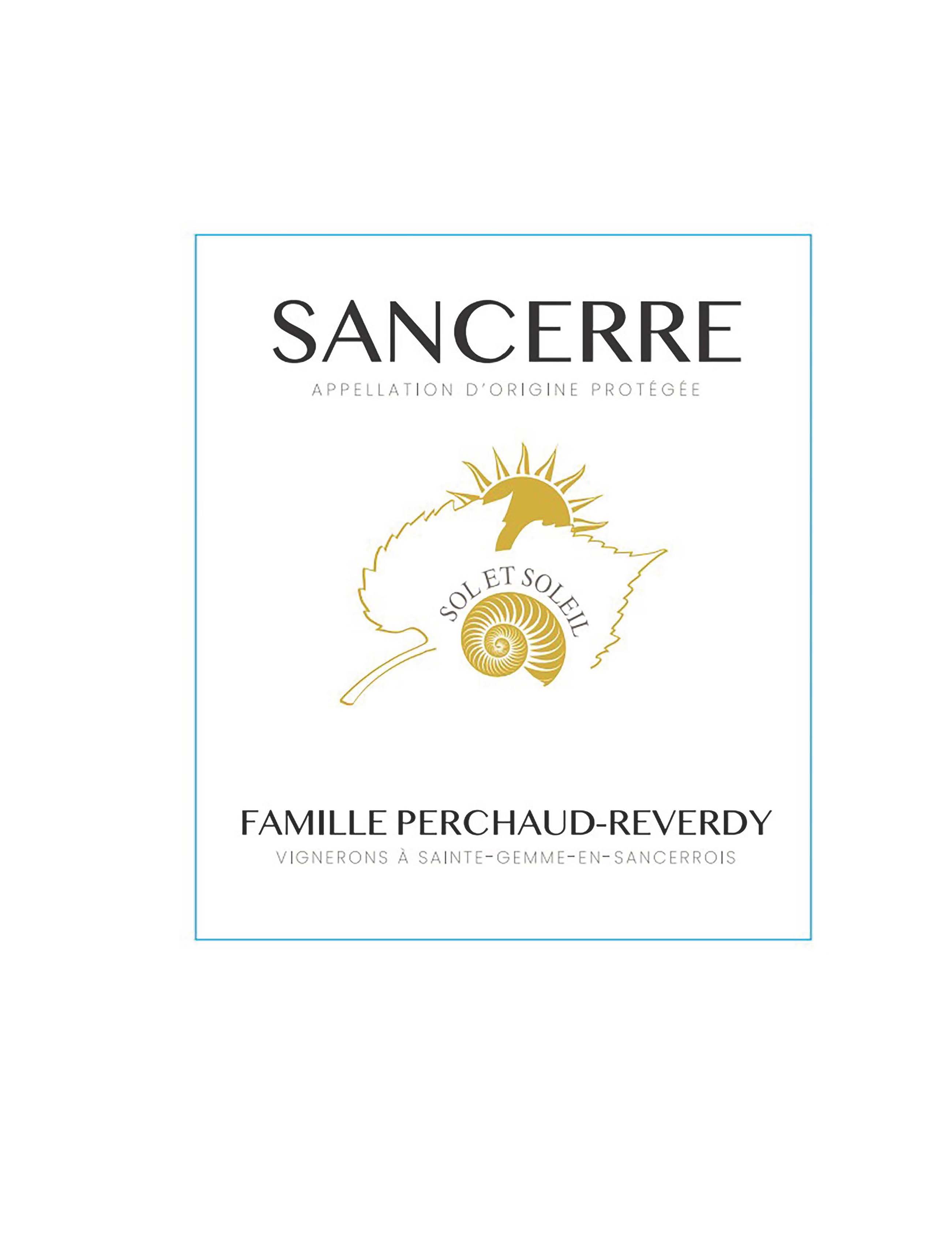 TABC label artwork for FAMILLE PERCHAUD REVERDY SOL ET SOLIEL PINOT NOIR