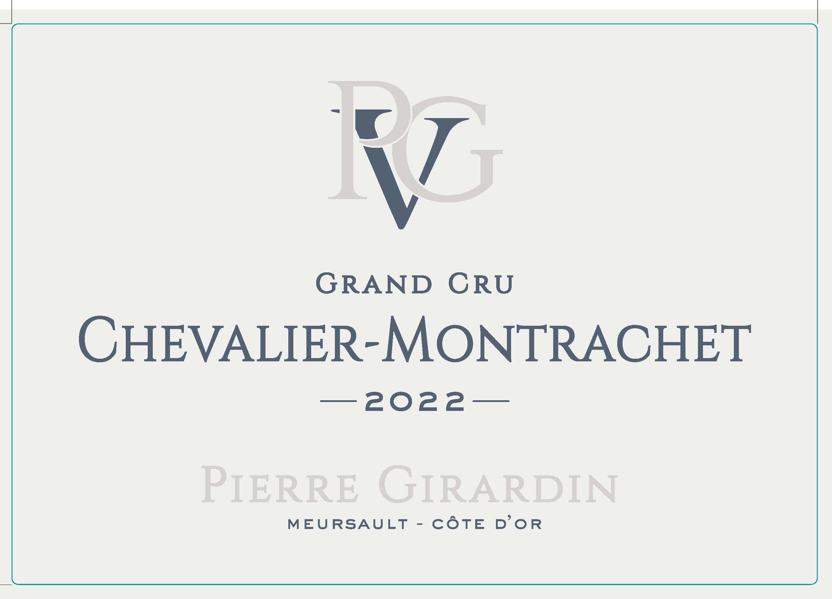TABC label artwork for PIERRE GIRARDIN CHEVALIER-MONTRACHET