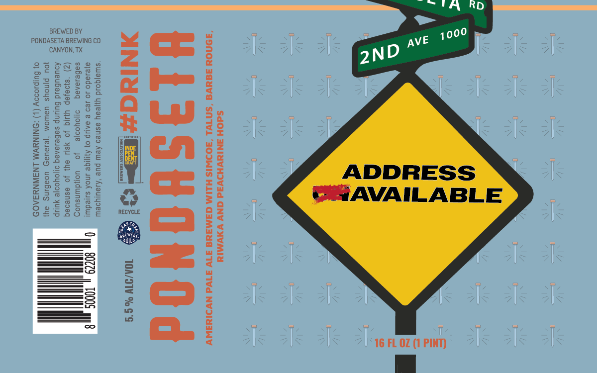 TABC label artwork for Address Available