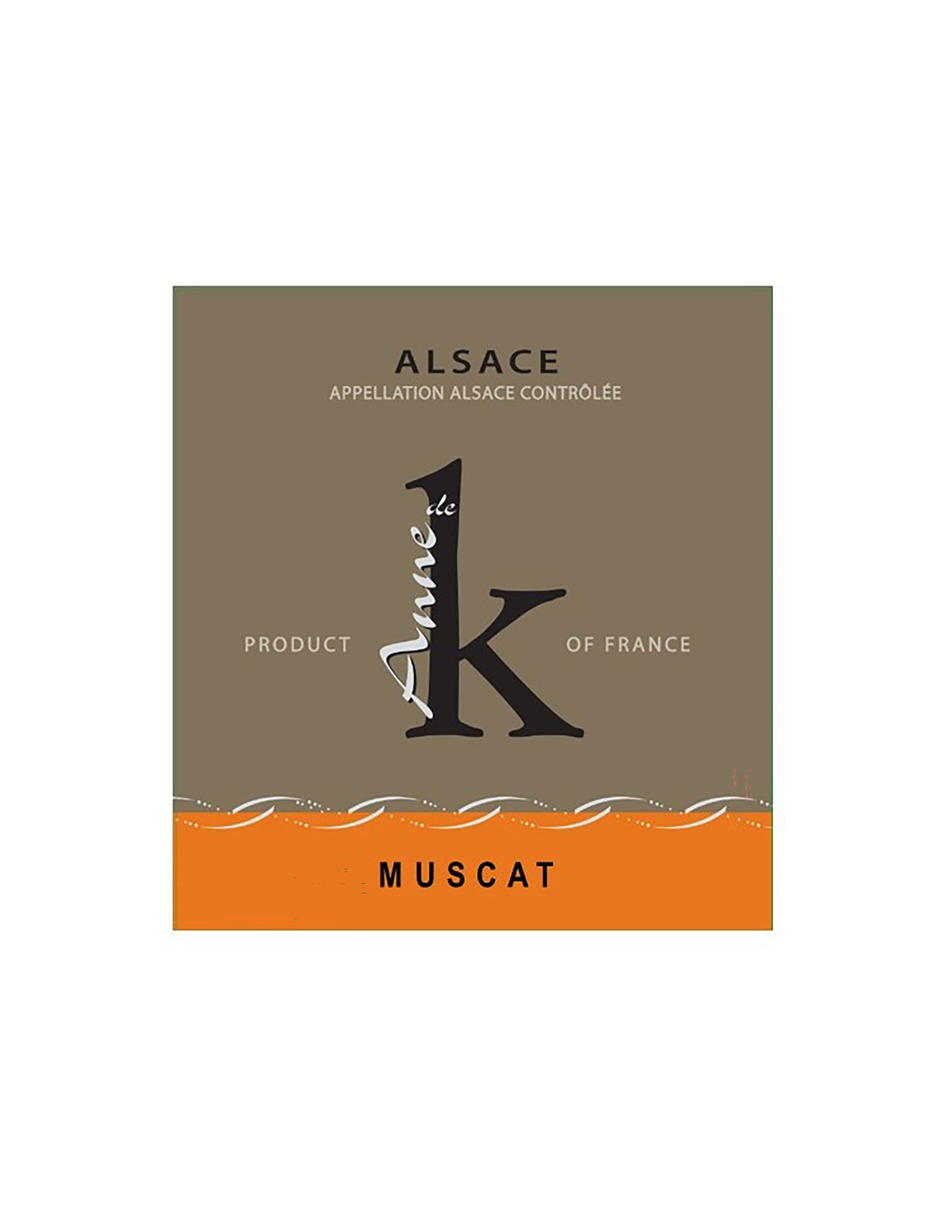 TABC label artwork for Anne De K Dry Muscat