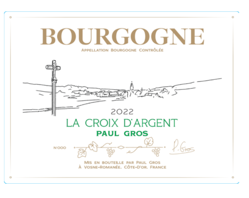 TABC label artwork for Paul Gros Bourgogne La Croix d'Argent