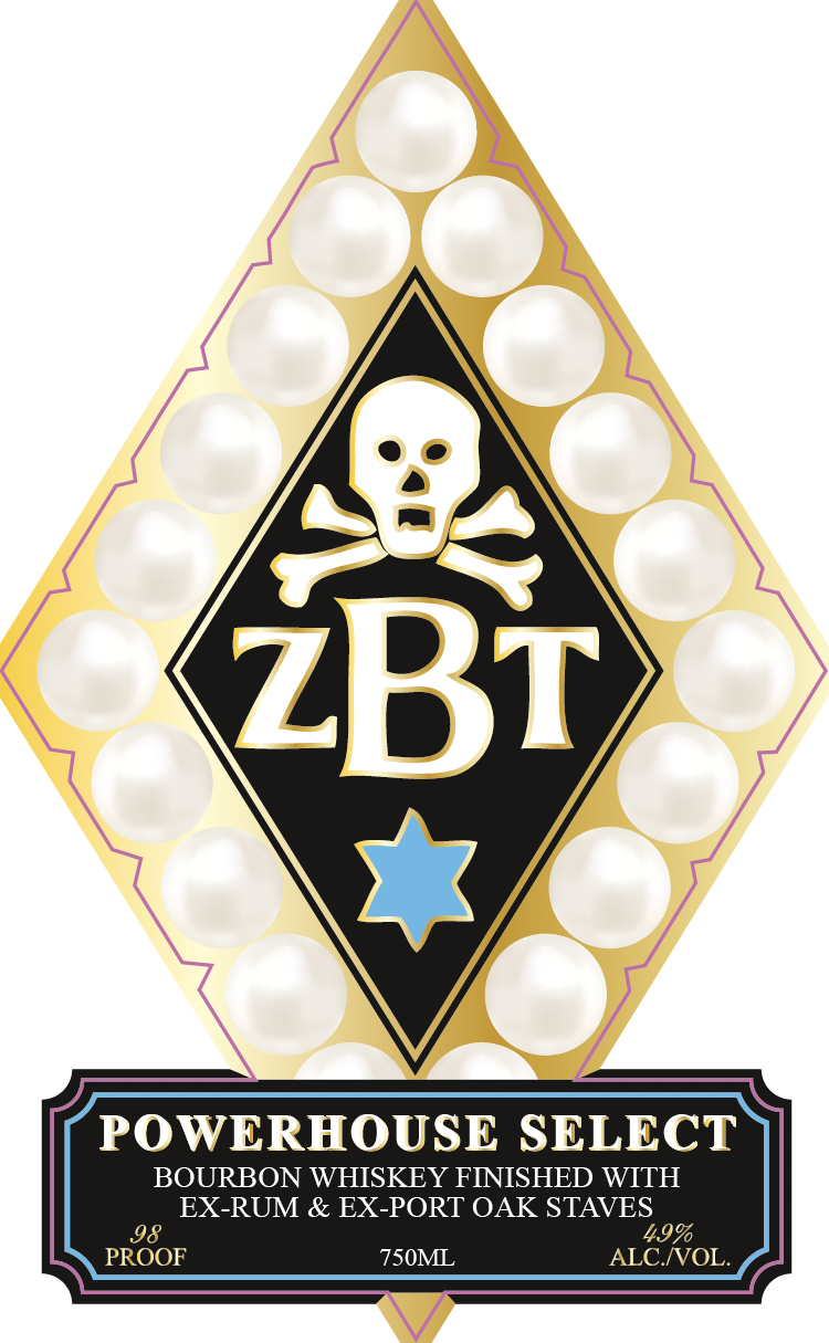 TABC label artwork for ZBT Powerhouse Select Bourbon Whiskey
