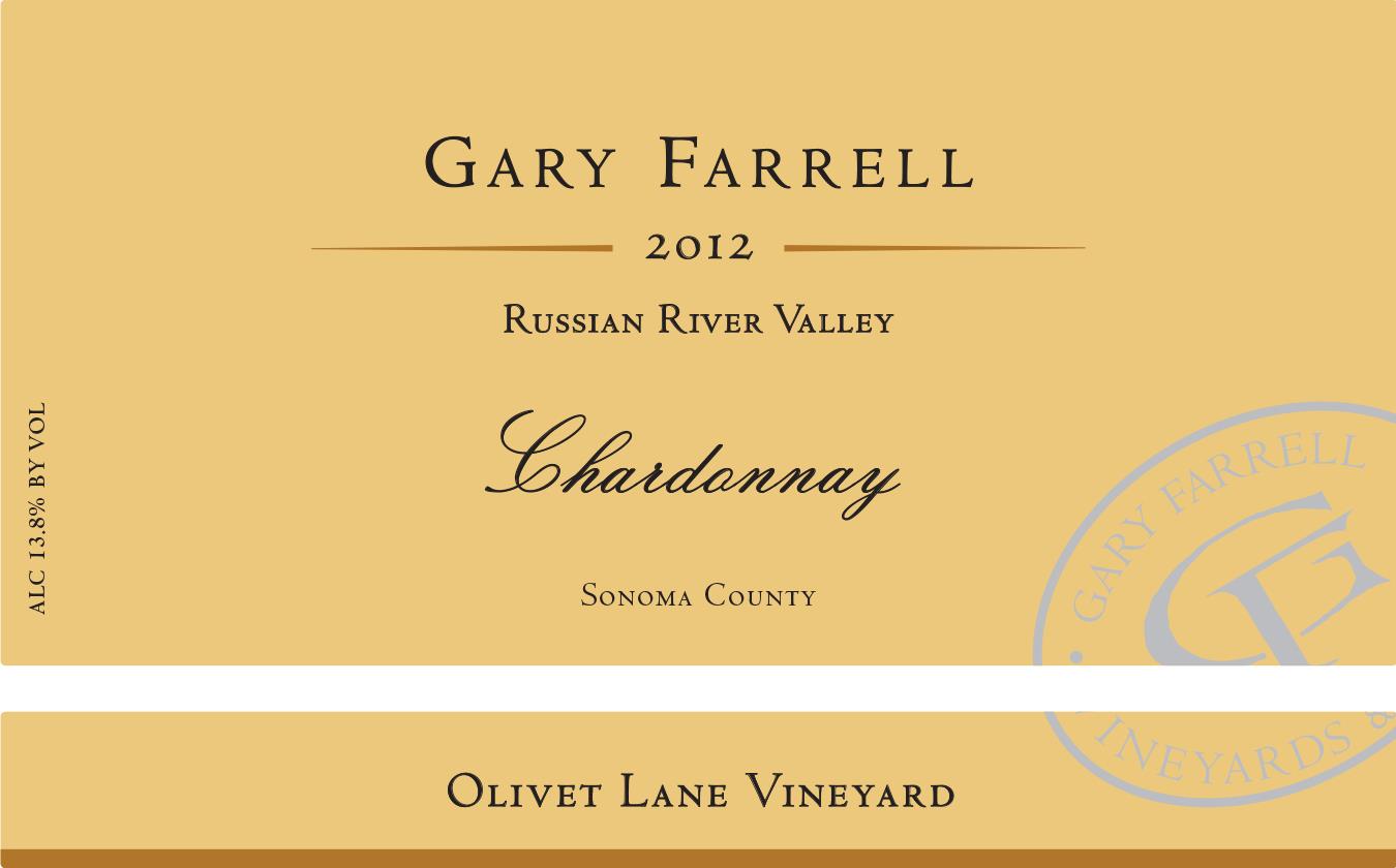 TABC label artwork for Gary Farrell Olivet Lane Vineyard Chardonnay