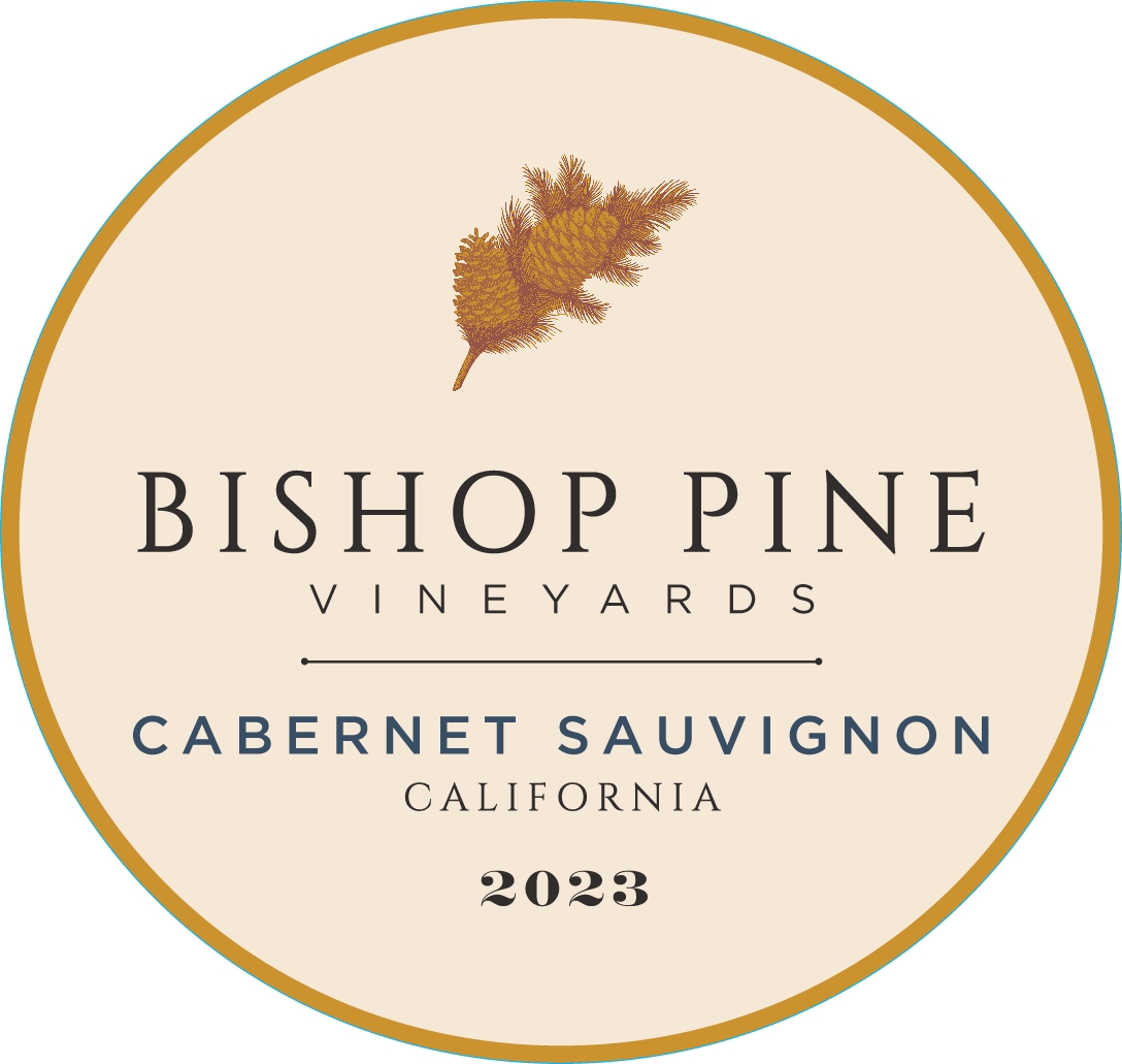 TABC label artwork for Bishop Pine Vineyards Cabernet Sauvignon, California (248)