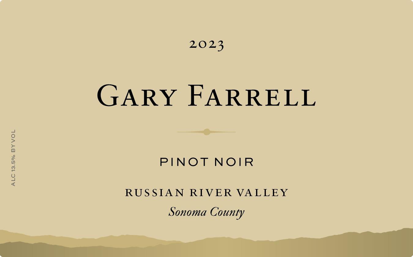 TABC label artwork for Gary Farrell Pinot Noir