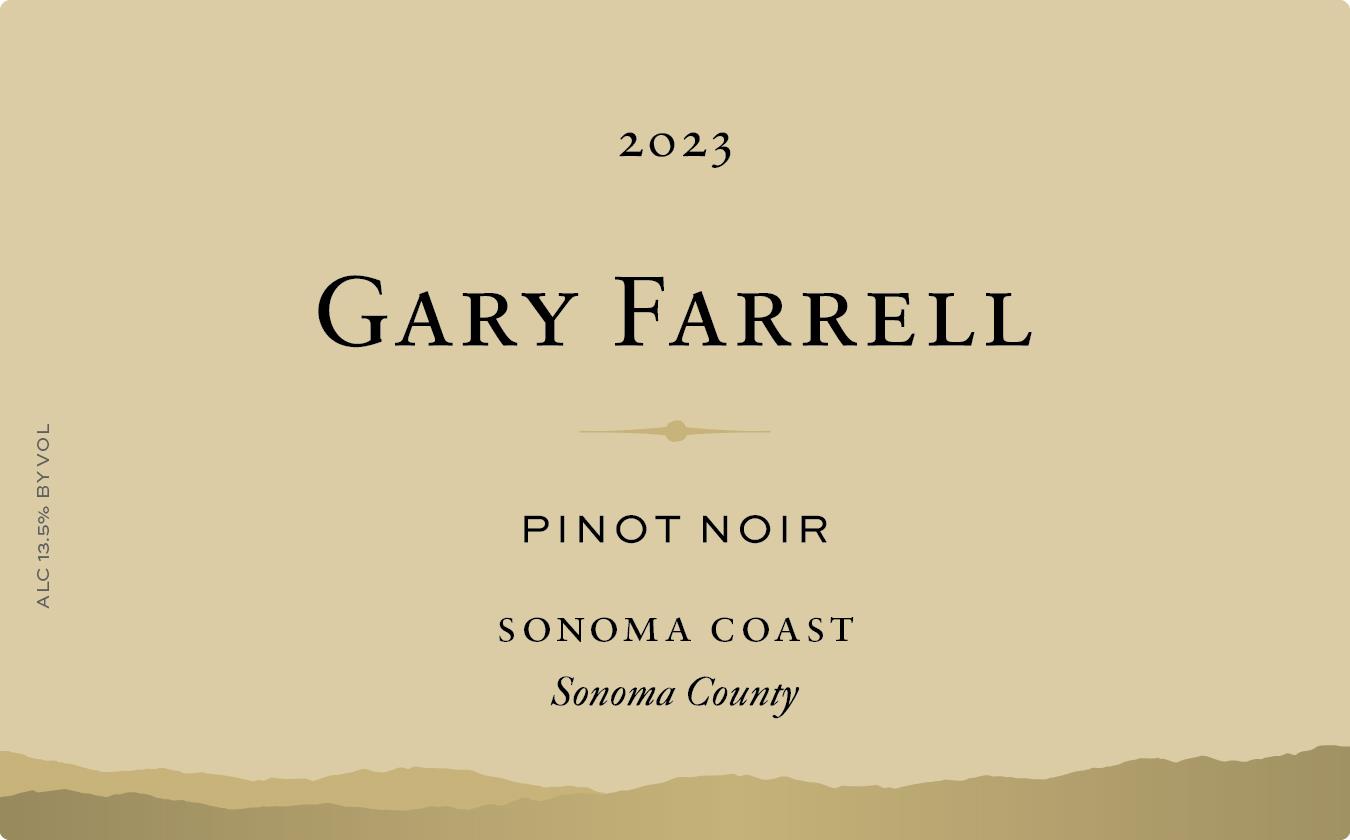 TABC label artwork for Gary Farrell Pinot Noir