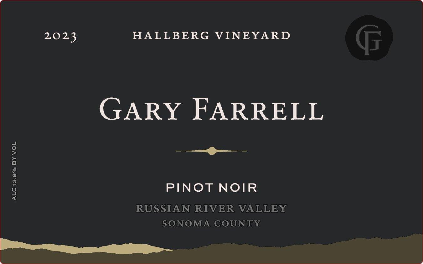 TABC label artwork for Gary Farrell Pinot Noir - Hallberg Vineyard