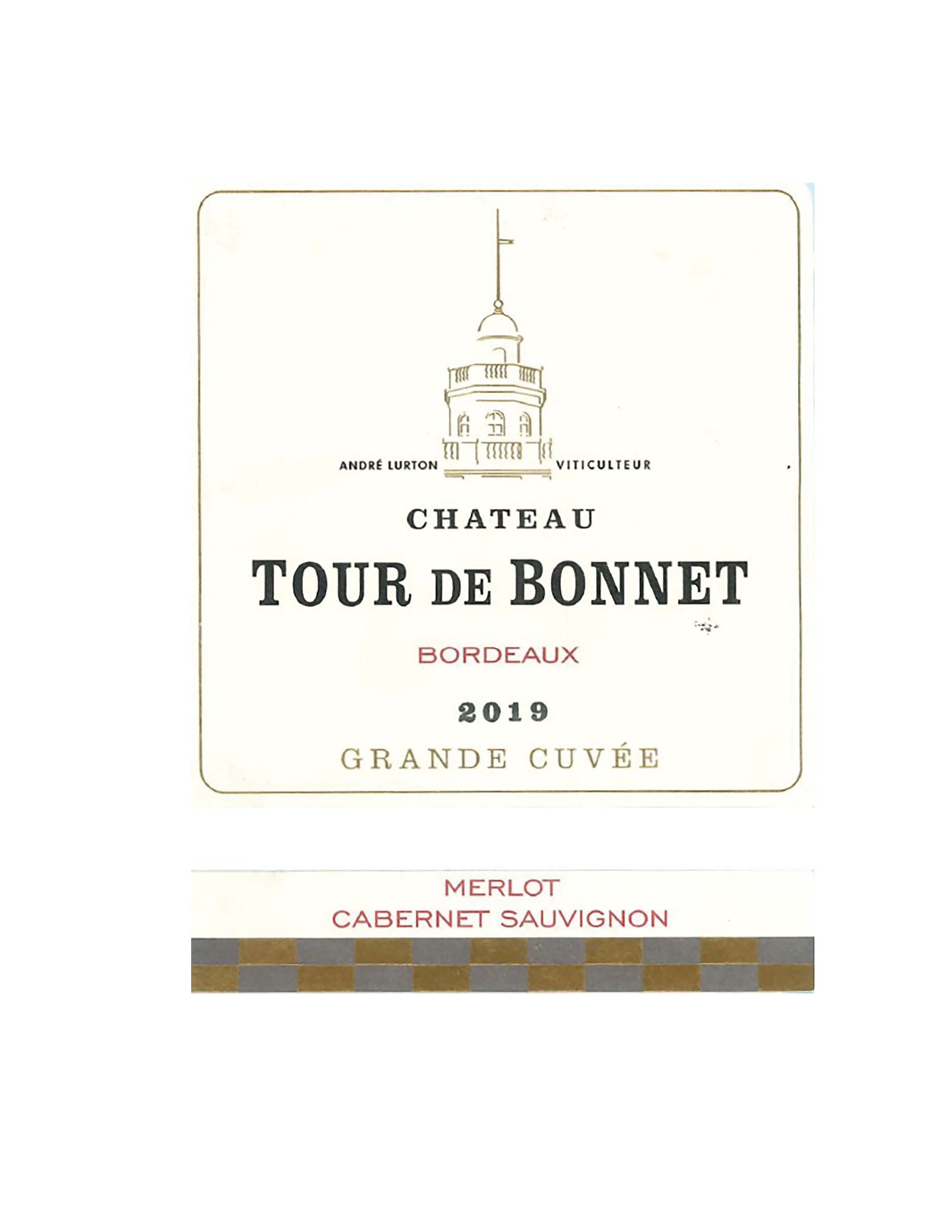 TABC label artwork for Chateau Tour De Bonnet Rouge