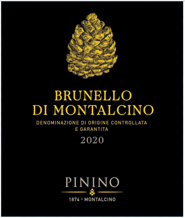 TABC label artwork for PININO BRUNELLO DI MONTALCINO RED WINE