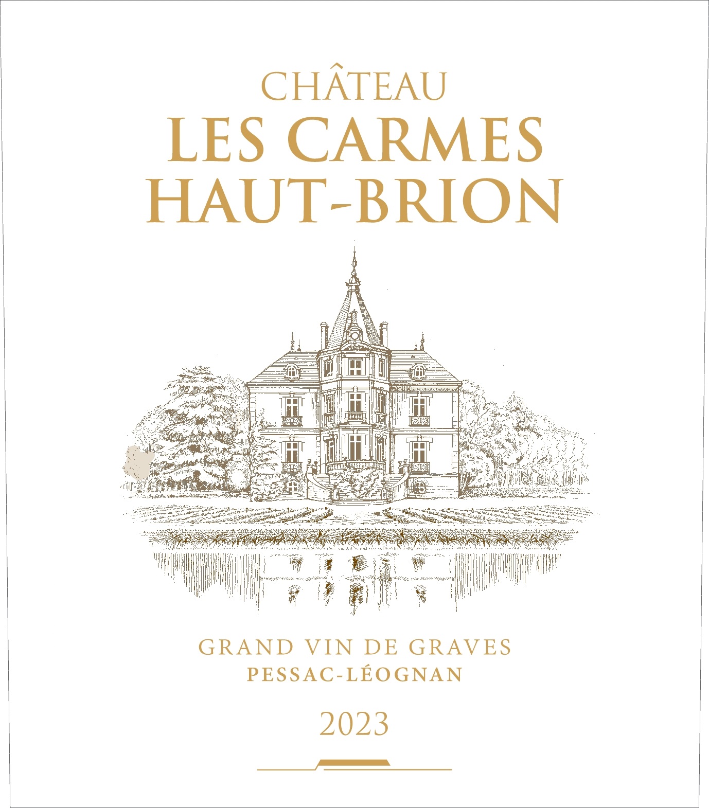 TABC label artwork for CHATEAU LES CARMES HAUT-BRION