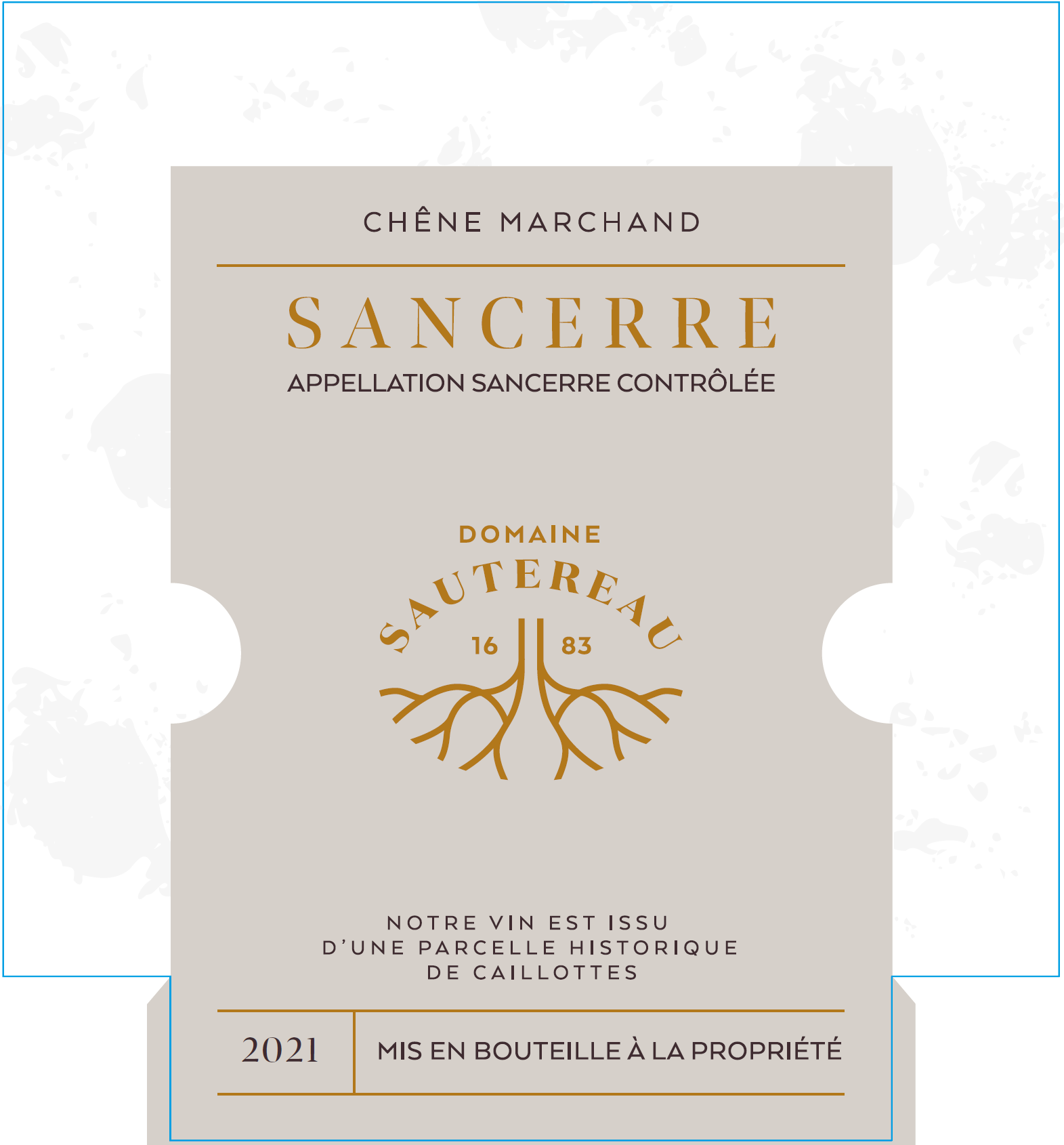 TABC label artwork for DOMAINE SAUTEREAU CHENE MARCHAND