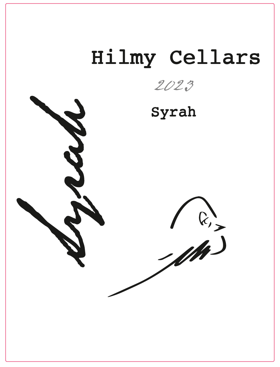 TABC label artwork for HILMY CELLARS SYRAH