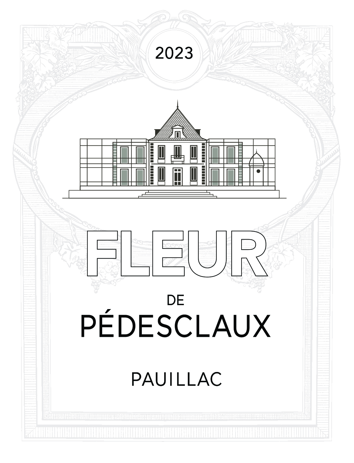 TABC label artwork for FLEUR DE PEDESCLAUX