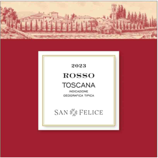 TABC label artwork for SAN FELICE ROSSO TOSCANA RED WINE