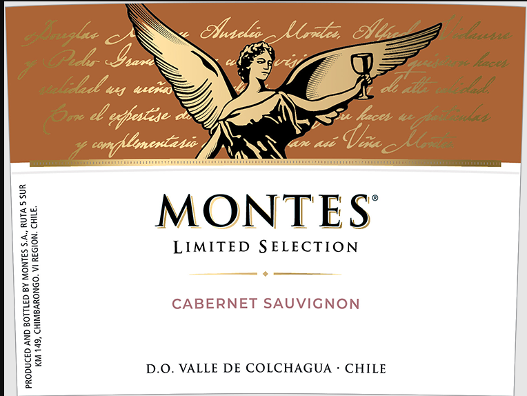 TABC label artwork for Montes Limited Selection Cabernet Sauvignon