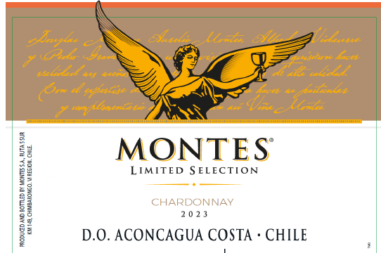 TABC label artwork for Montes Limited Selection Chardonnay