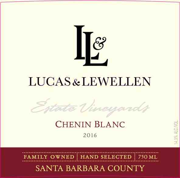 TABC label artwork for Lucas & Lewellen Chenin Blanc