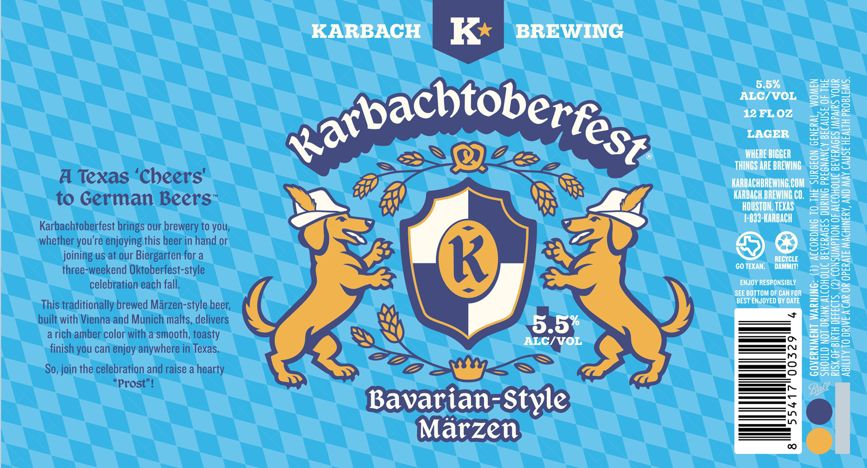 TABC label artwork for KARBACH BREWING KARBACHTOBERFEST