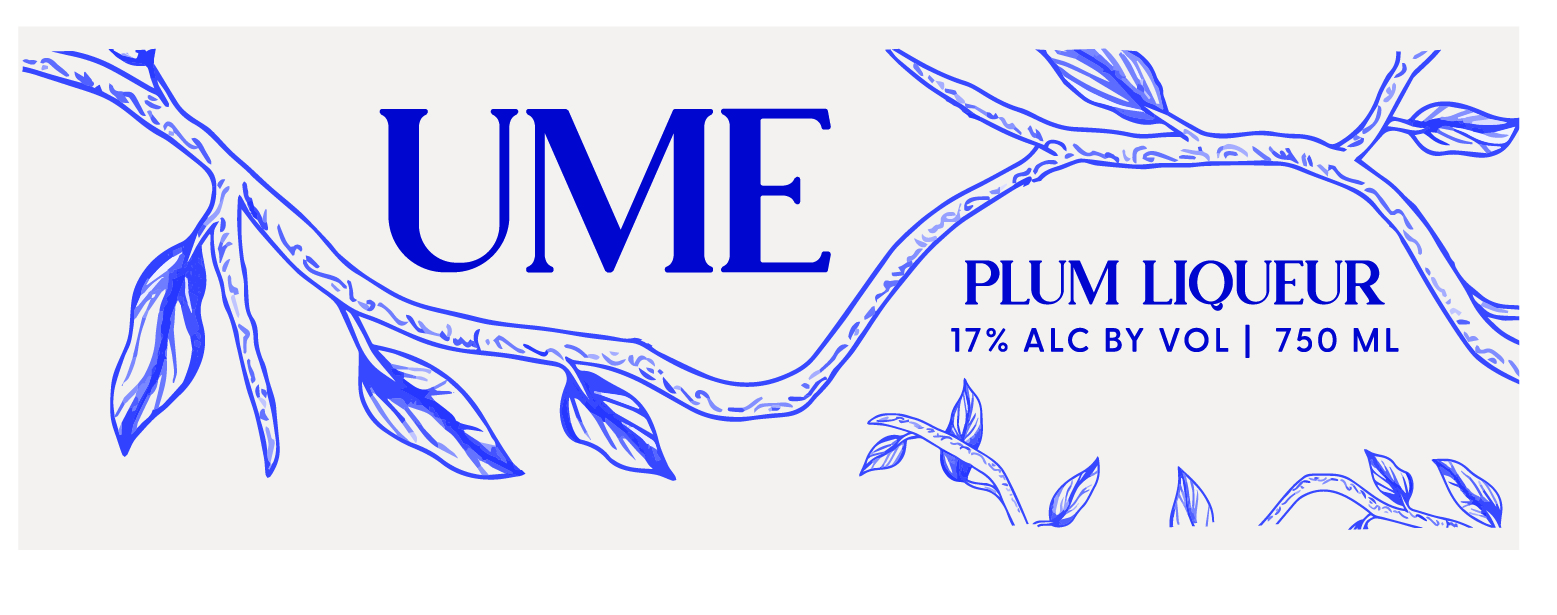 TABC label artwork for Ume Plum Liqueur