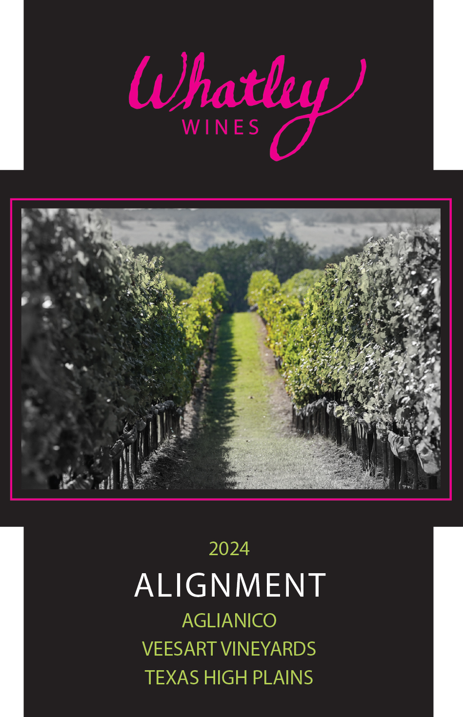 TABC label artwork for Whatley Wines Alignment