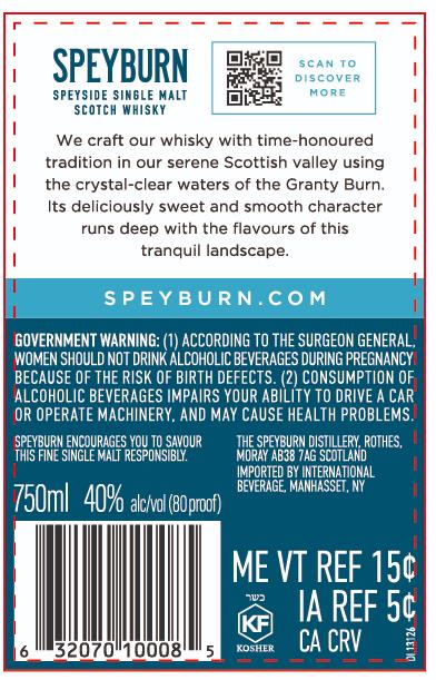 TABC label artwork for SPEYBURN COMPANION SCOTCH SNGLE MALT WHISKEY CASK