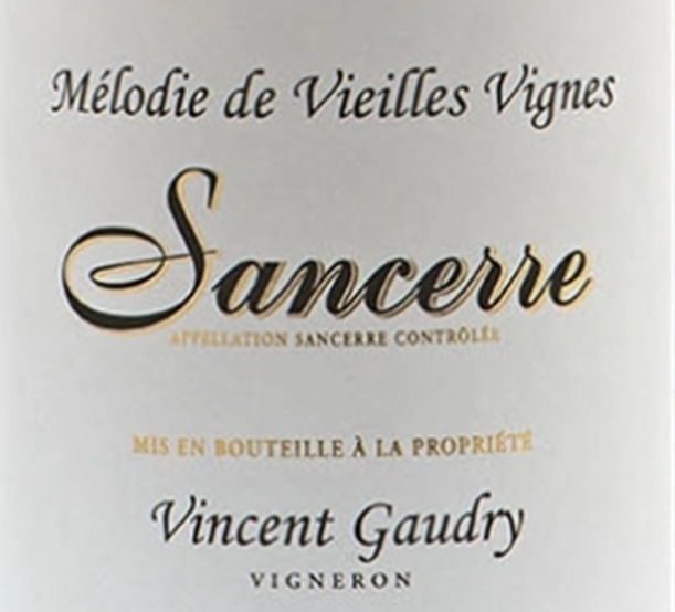 TABC label artwork for VINCENT GAUDRY MELODIE DE VIEILLES VIGNES