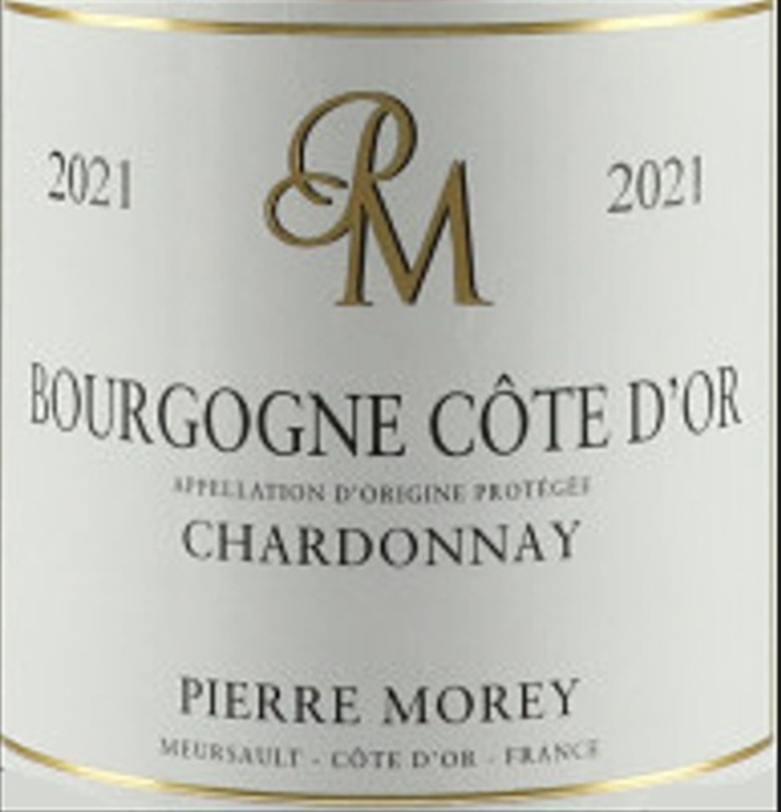 TABC label artwork for PIERRE MOREY CHARDONNAY BOURGOGNE COTE D'OR