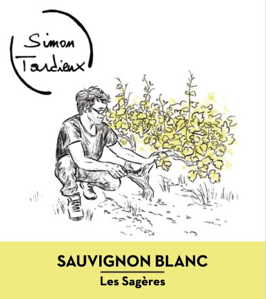 TABC label artwork for Domaine Tardieux Les Sageres