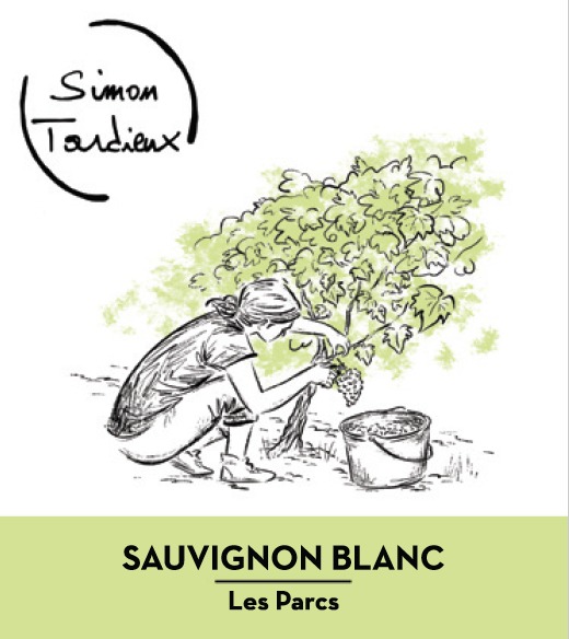 TABC label artwork for Domaine Tardieux Sauvignon Blanc Les Parcs