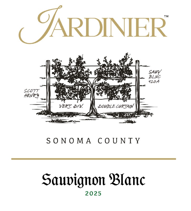 TABC label artwork for Jardinier Sonoma County Sauvignon Blanc