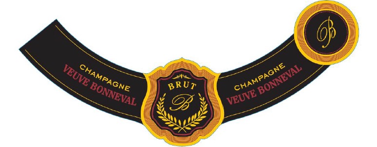 TABC label artwork for VEUVE BONNEVAL CHAMPAGNE WHITE