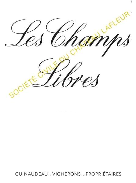 TABC label artwork for CHATEAU LAFLEUR LES CHAMPS LIBRES
