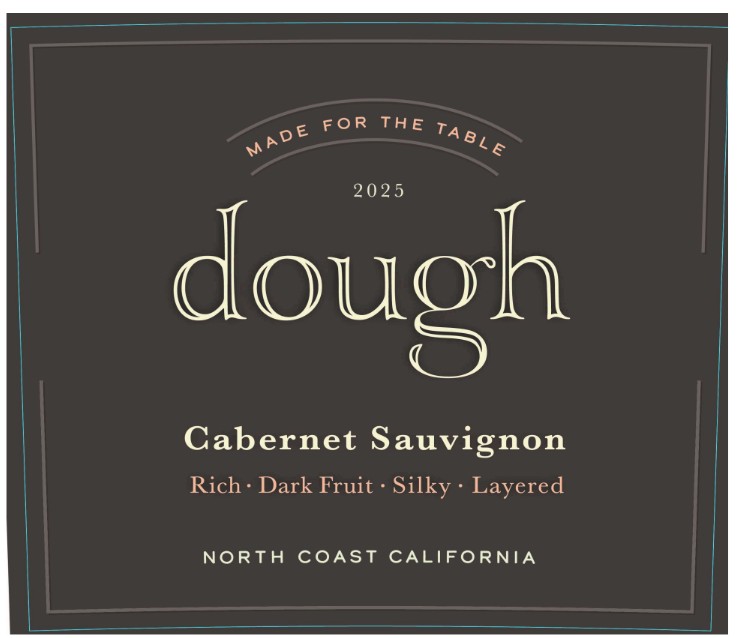 TABC label artwork for Dough North Coast Cabernet Sauvignon