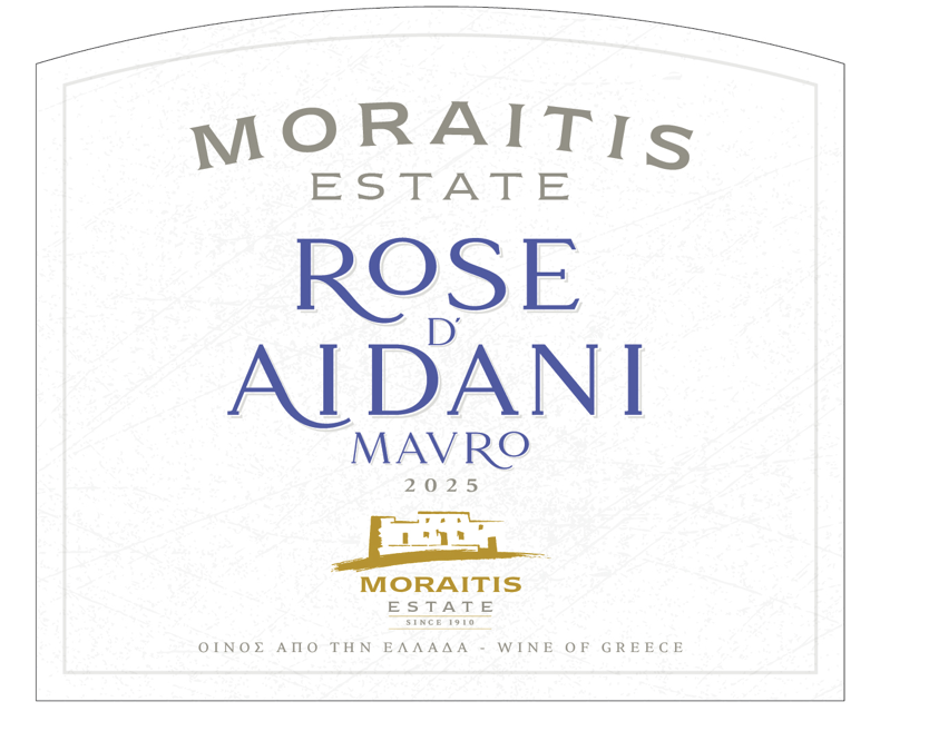 TABC label artwork for MORAITIS ESTATE AIDANI MAVRO ROSE
