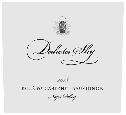 TABC label artwork for Dakota Shy Rose of Cabernet Sauvignon Napa Valley