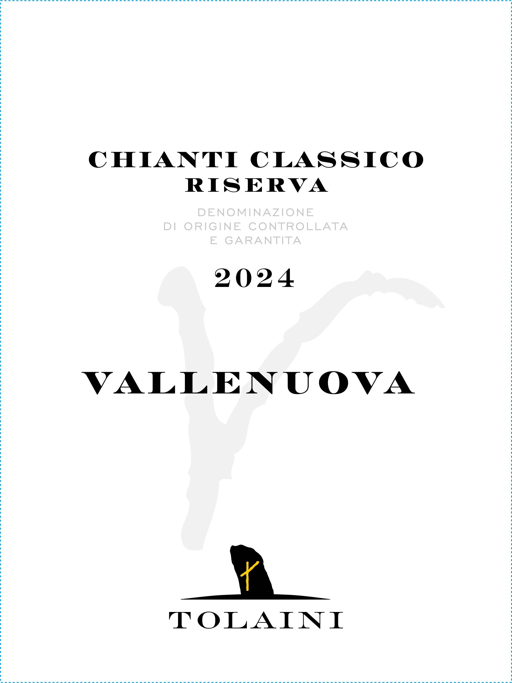 TABC label artwork for TOLAINI VALLENUOVA CHIANTI CLASSICO RISERVA