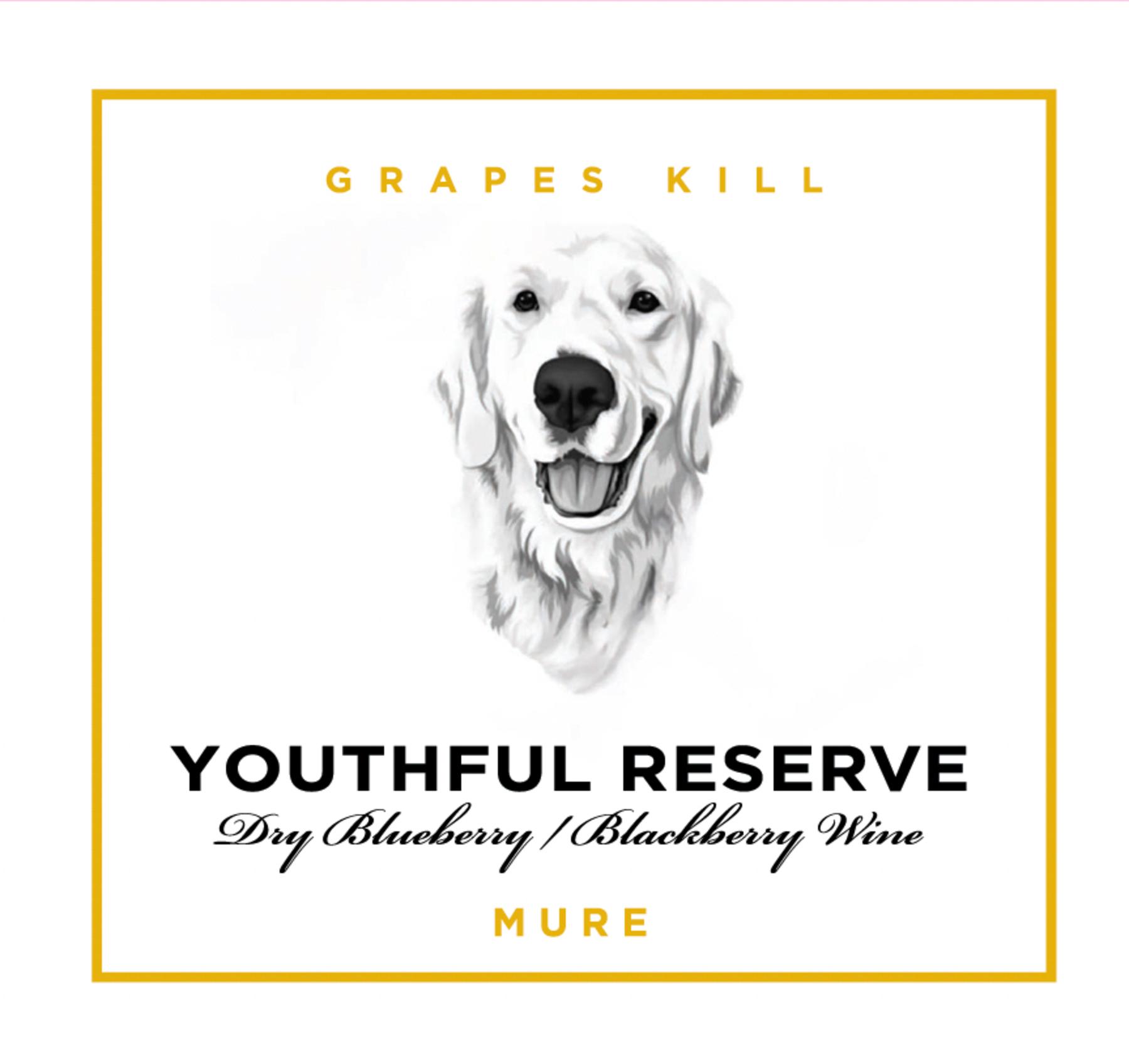 TABC label artwork for YOUTHFUL RESERVE MURE