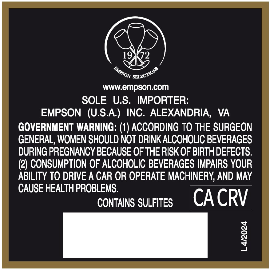 TABC label artwork for FULIGNI IOHANNI RED