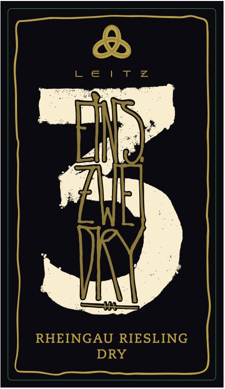 TABC label artwork for Leitz, Eins Zwei Dry Riesling