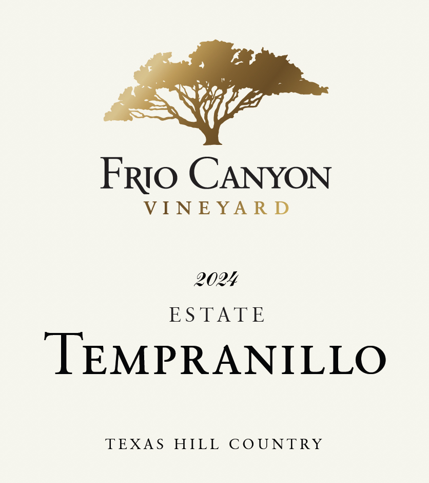 TABC label artwork for Frio Canyon Vineyard Estate Tempranillo