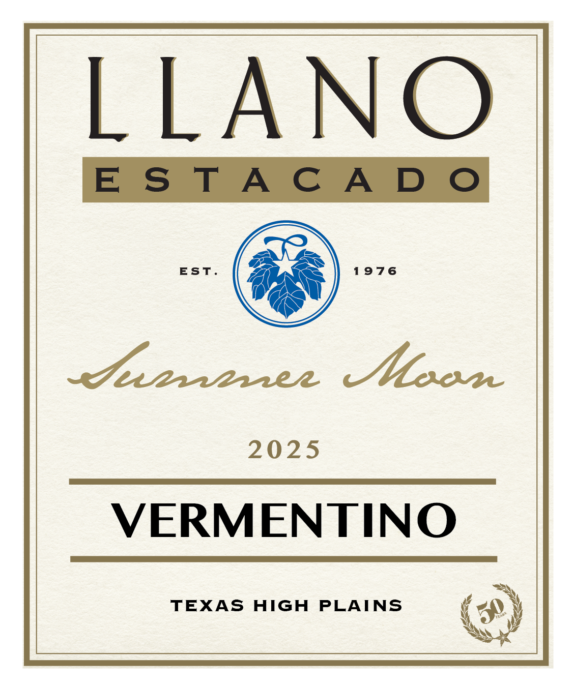 TABC label artwork for LLANO ESTACADO SUMMER MOON VERMENTINO