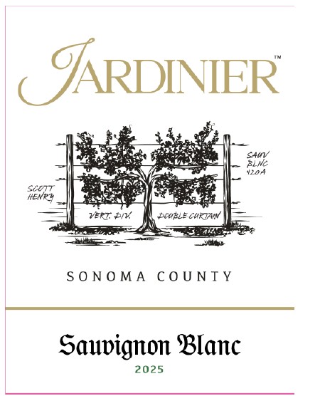 TABC label artwork for Jardinier Sonoma County Sauvignon Blanc