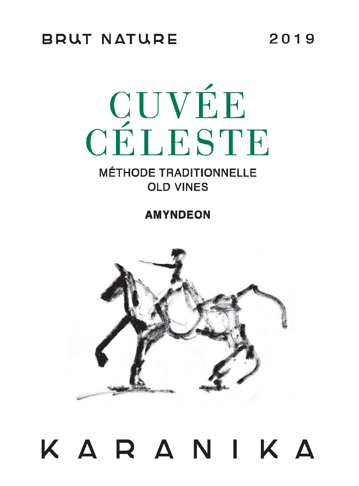 TABC label artwork for Karanika Cuvee Celeste
