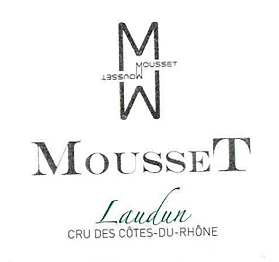 TABC label artwork for Mousset Laudun Blanc