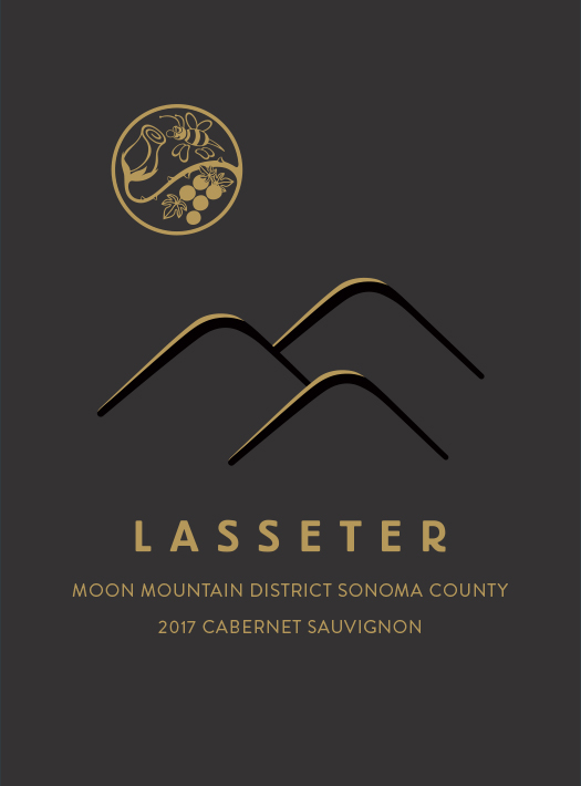 TABC label artwork for Lasseter Cabernet Sauvignon, Moon Mountain District