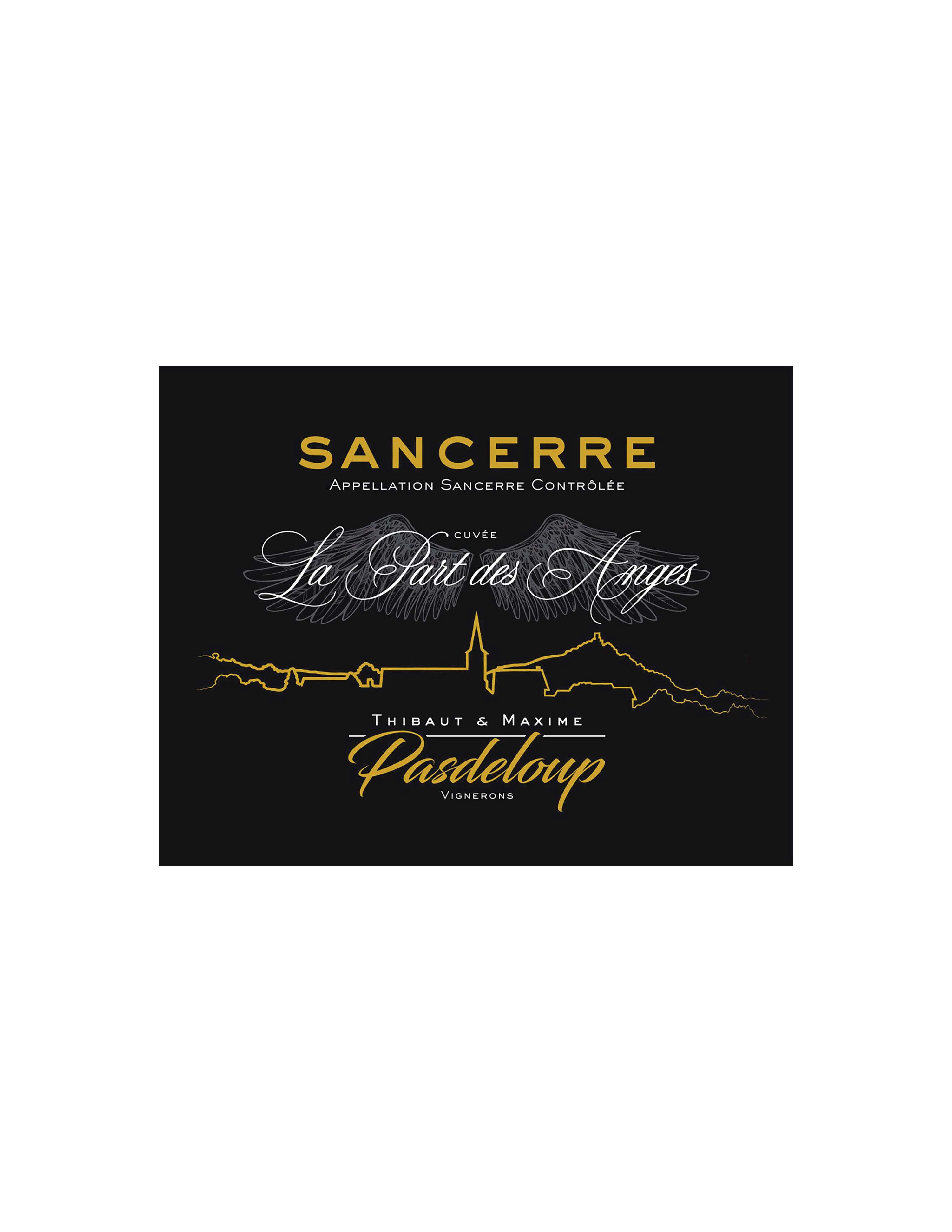 TABC label artwork for Domaine Pasdeloup Sancerre Blanc La Part des Anges