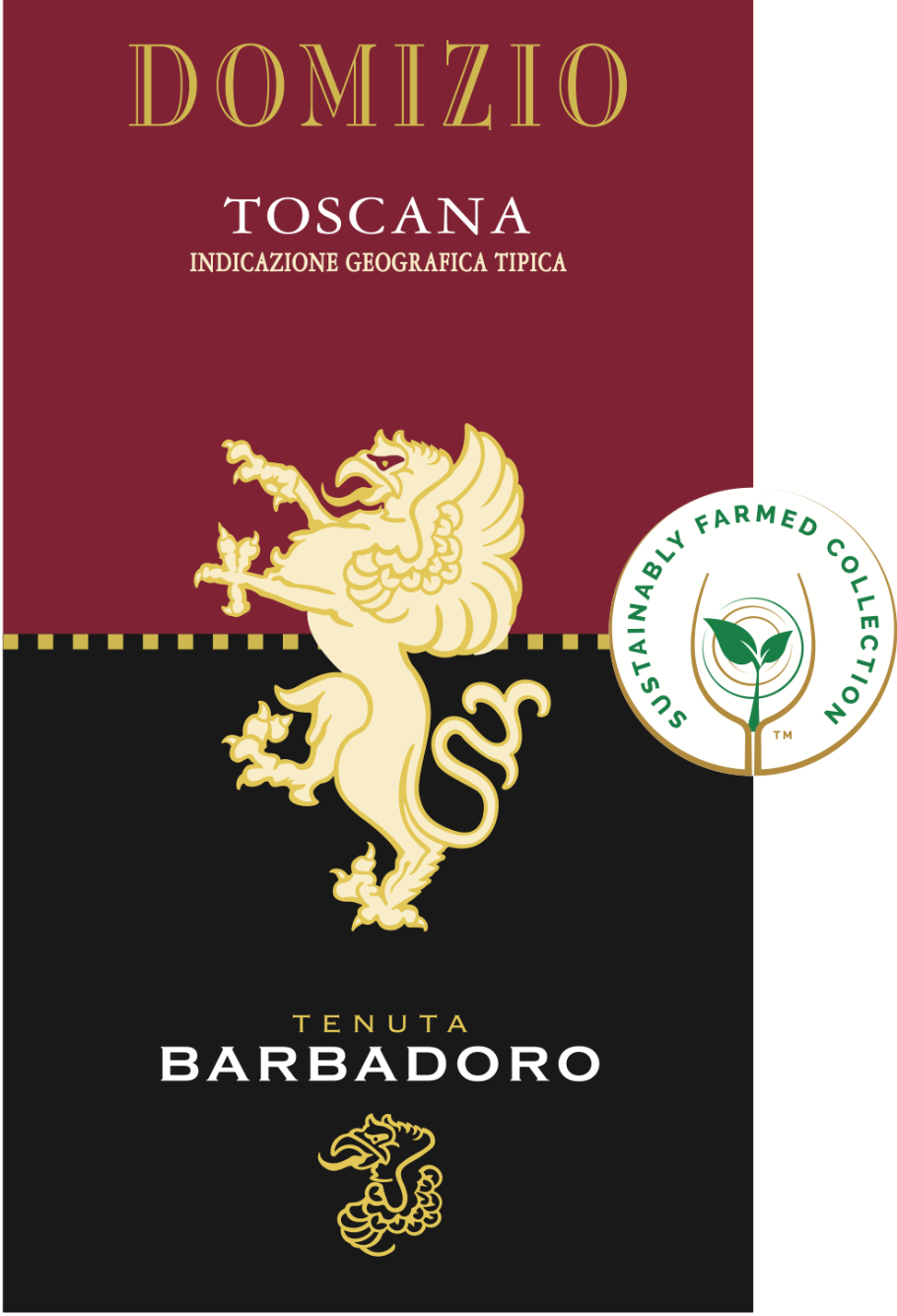 TABC label artwork for Tenuta Barbadoro Domizio