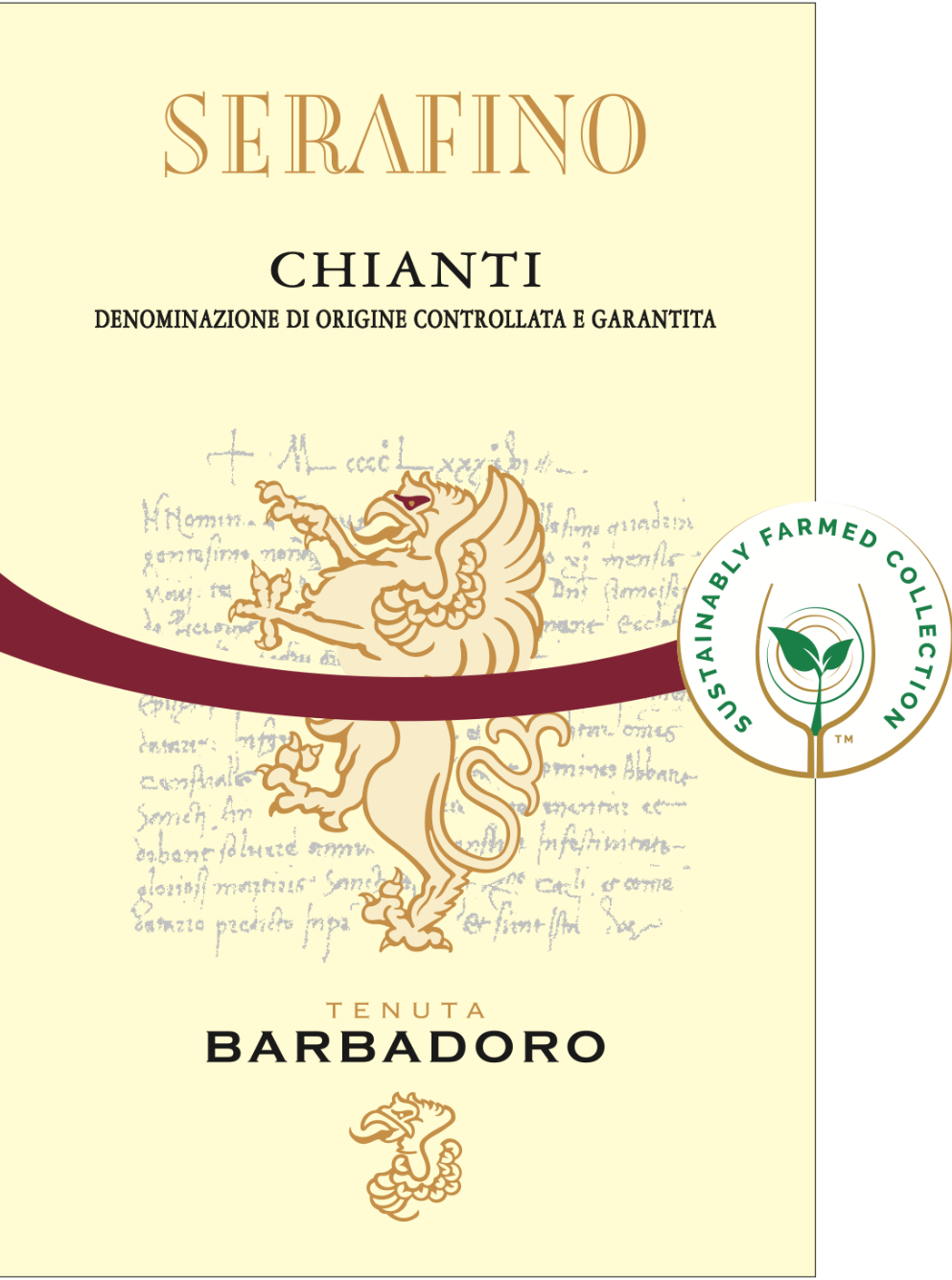 TABC label artwork for Tenuta Barbadoro Serafino
